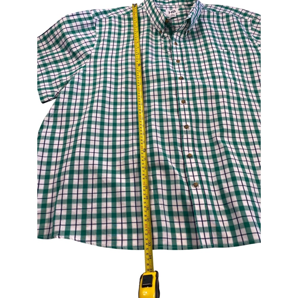 Quiet Luxury Coastal Plaid Shirt Oversized Resortcore 5XL - Picture 6 of 9